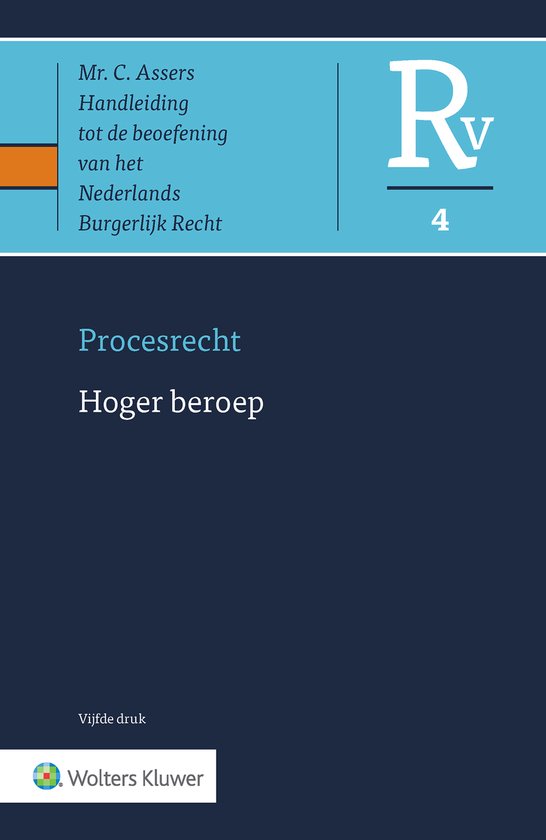 Asser-serie 4 - Procesrecht Hoger beroep - cover