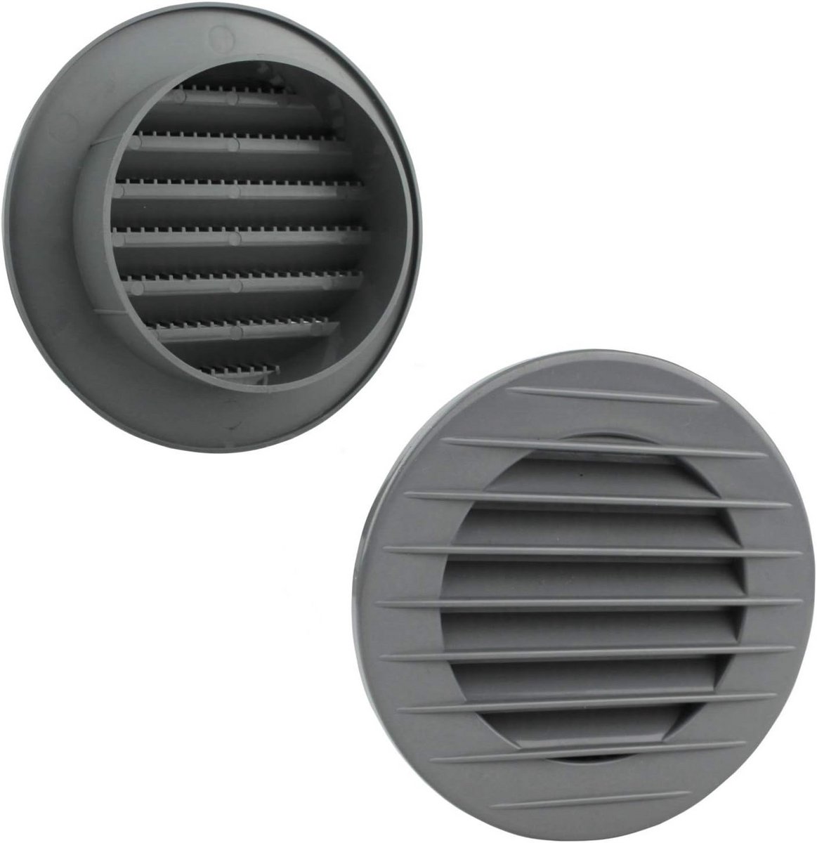Ventilatierooster met insectenbescherming voor binnen en buiten - diameter 70 mm
