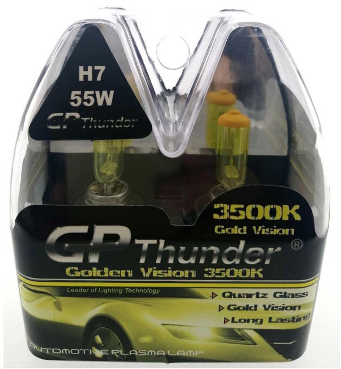 GP Thunder H7 3500k Gold Retro Xenon Look - 55w - rally- en racedoeleinden
