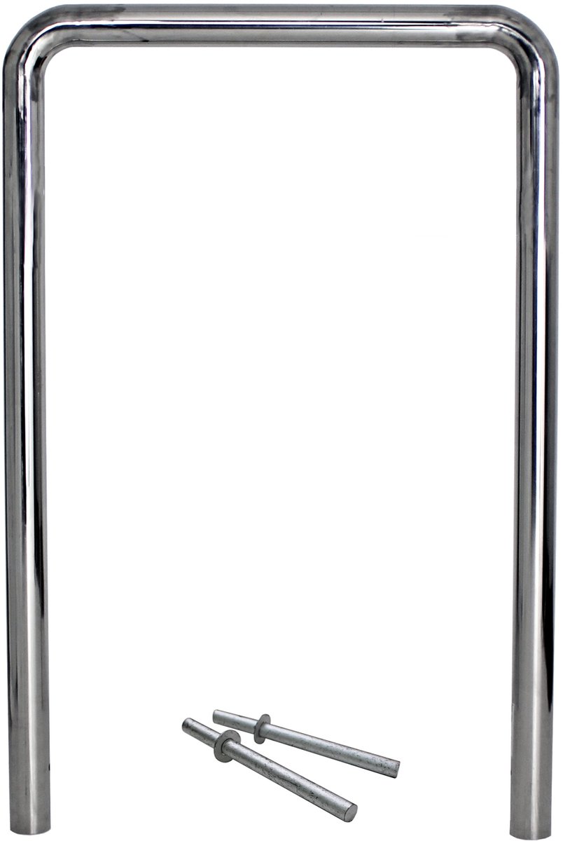 TRUTZHOLM - Fietsenrek Type U - 118 x 78 cm - Om in te betonneren - Parker - Ø 60 mm - Voor 2 fietsen - Roestvrij Staal
