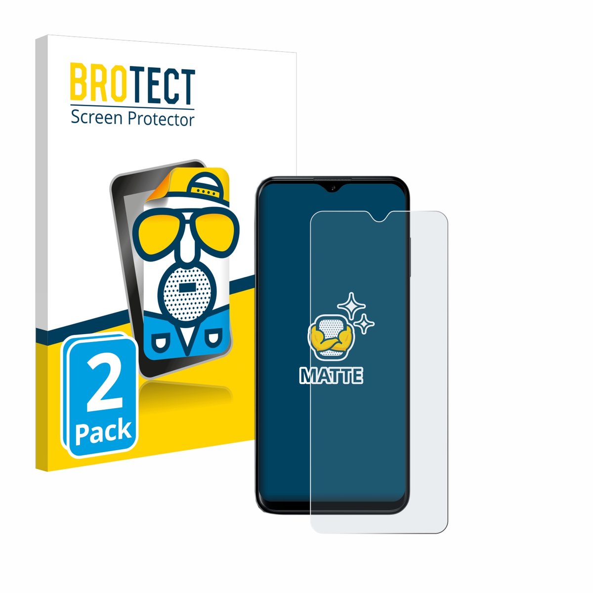 BROTECT - Screenprotector voor Nokia G60 5G - Folie Beschermfolie matte 2 Stuks