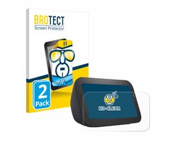 BROTECT - Screenprotector voor Amazon Echo Show 5 (3. Gen.) - Folie Beschermfolie transparant 2 Stuks