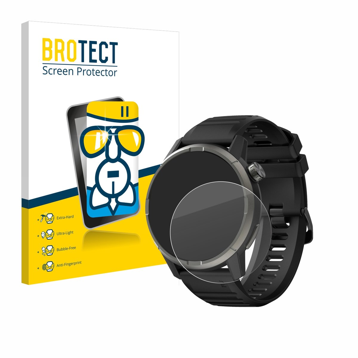 Screenprotector voor Kiprun GPS 900 by Coros Beschermglas transparant