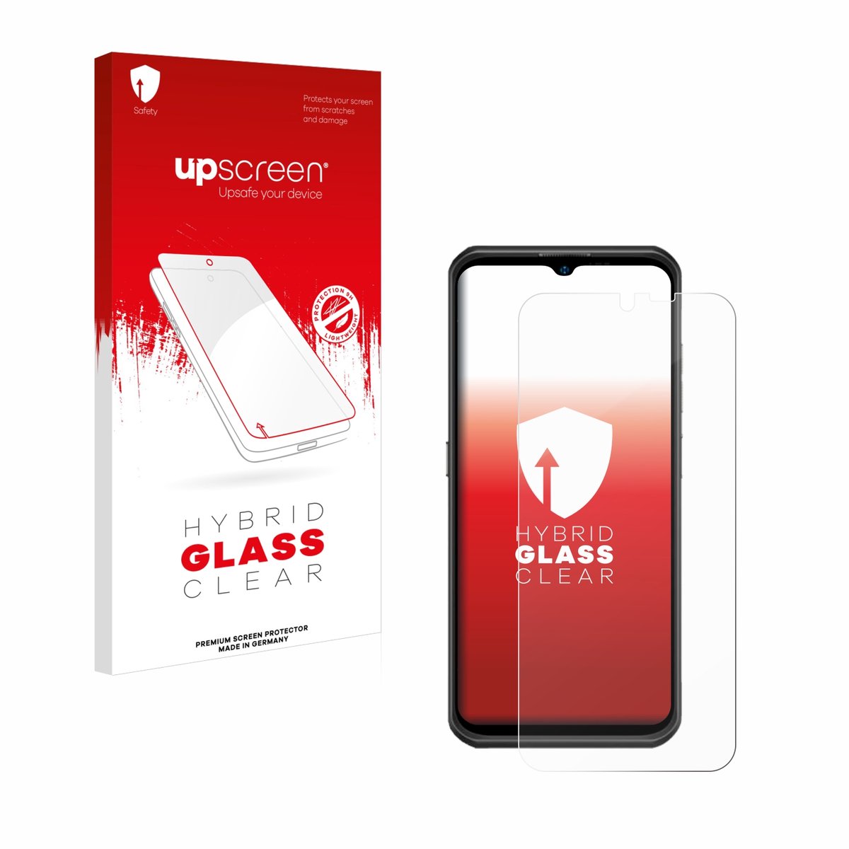 upscreen - Screenprotector voor Ulefone Armor 17 Pro - Folie Beschermfolie Beschermglas transparant
