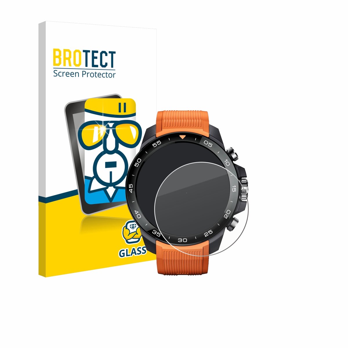 BROTECT - Glas Screenprotector voor Xiaomi Mibro GS Explorer S - Gehard Beschermglas 9H
