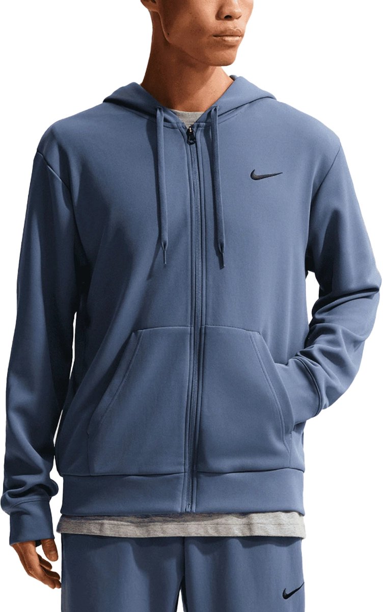 Nike hyverse dri-fit full zip hoodie in de kleur . Blauw