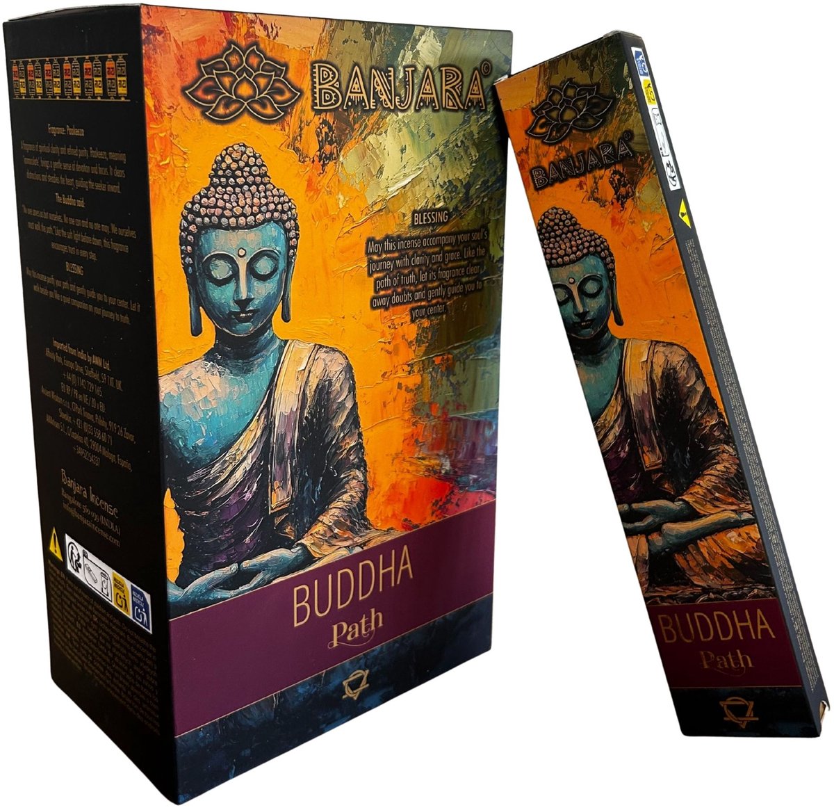 Banjara wierook - buddha pad - path - wierook - geurstokjes - doos 12 stuks Buddha path