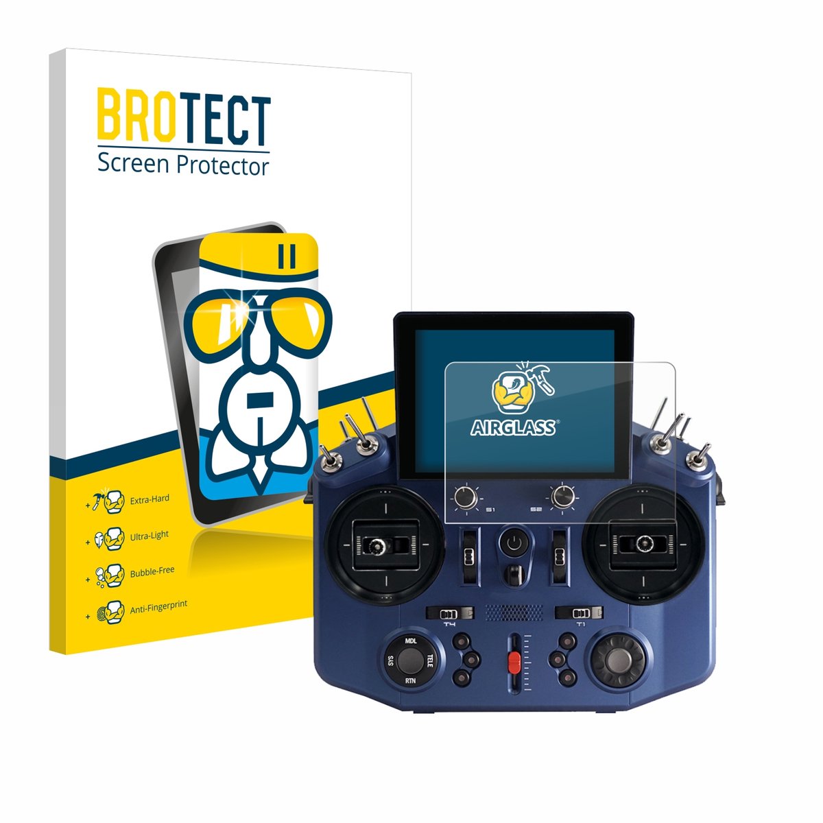 Screenprotector voor FrSky Tandem X20S Beschermglas transparant