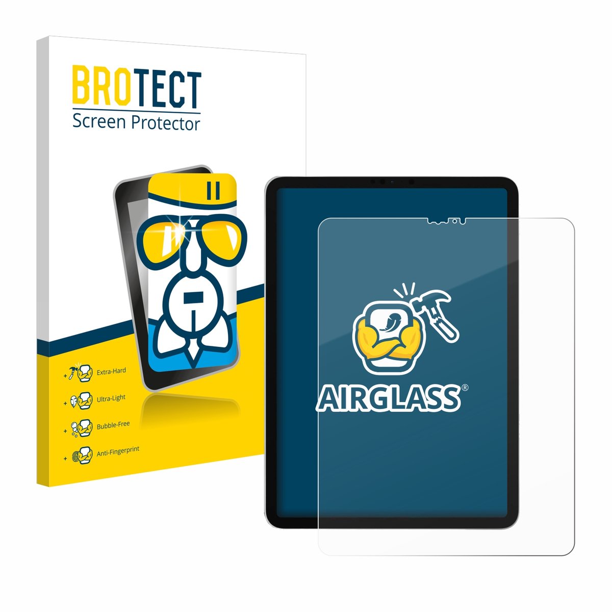 Screenprotector voor Apple iPad Pro 12.9" 2018 (3. Gen.) Beschermglas transparant