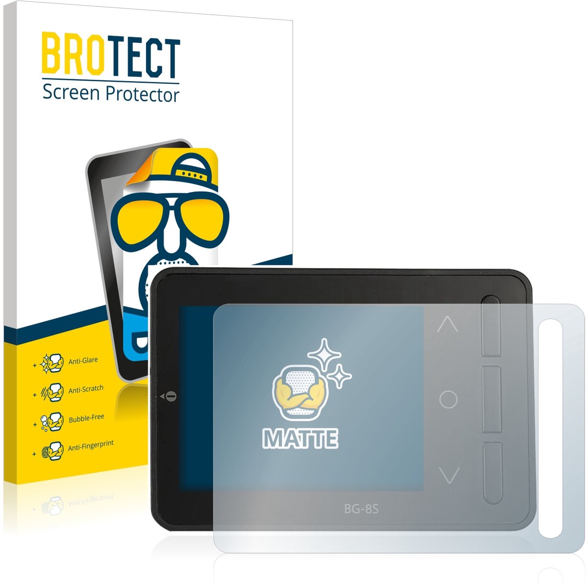 BROTECT - Screenprotector voor ISDT BG-8S - Folie Beschermfolie matte 2 Stuks
