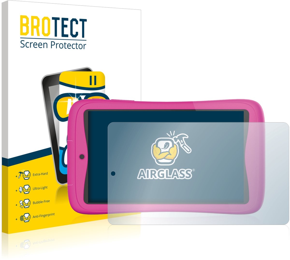 Screenprotector voor Kurio Connect 7" Beschermglas transparant