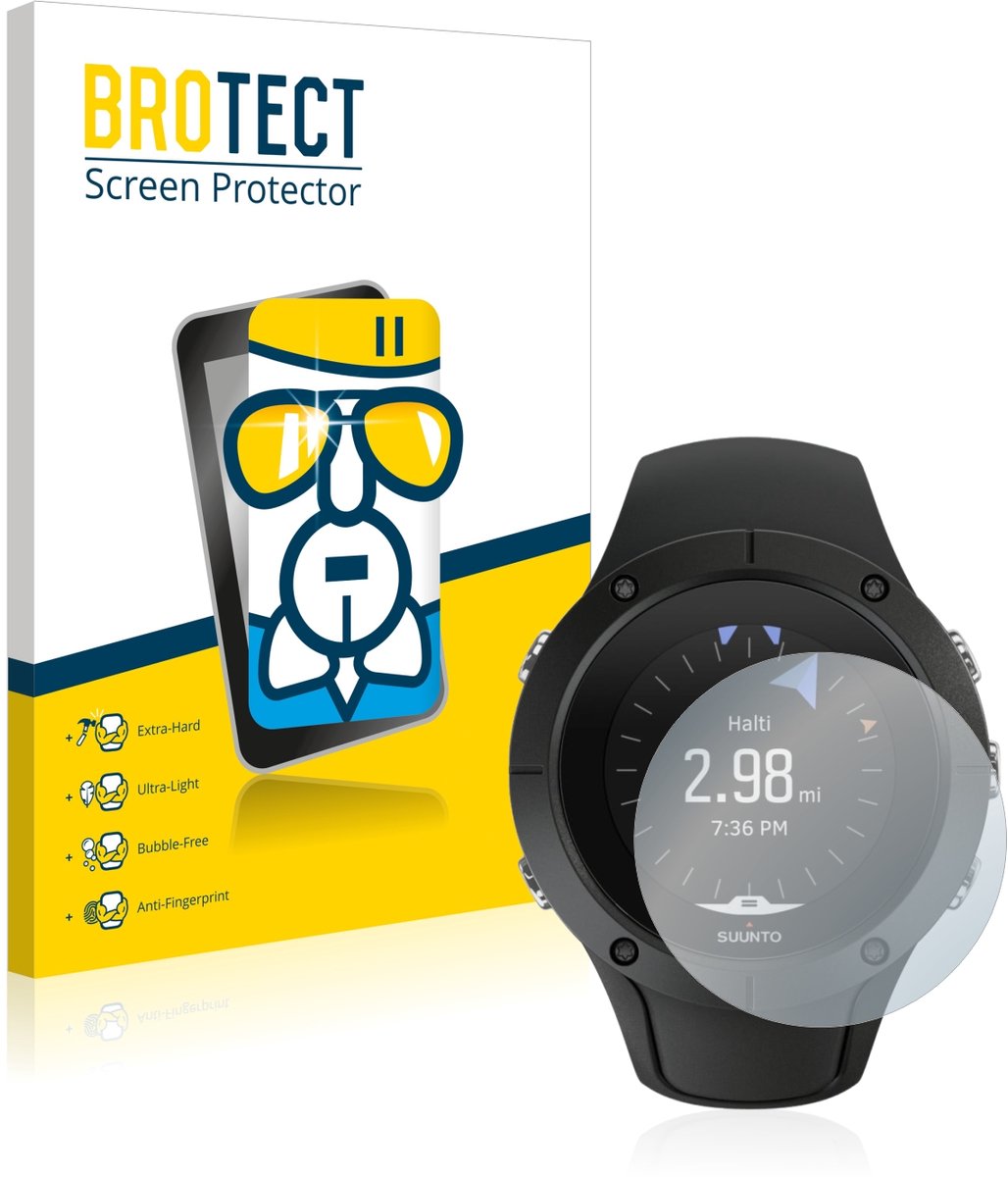 Screenprotector voor Suunto Spartan Trainer Wrist HR Beschermglas transparant