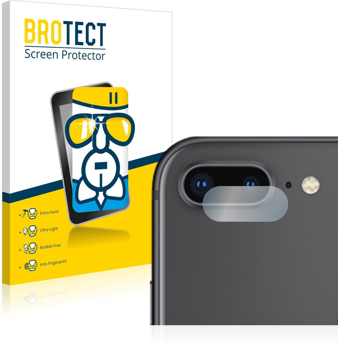 Screenprotector voor Apple iPhone 8 Plus (ALLEEN Camera Lens) Beschermglas transparant