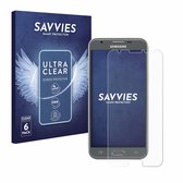 Savvies - Film de protection d'écran transparent pour Samsung Galaxy J3 2017 (6 pièces)