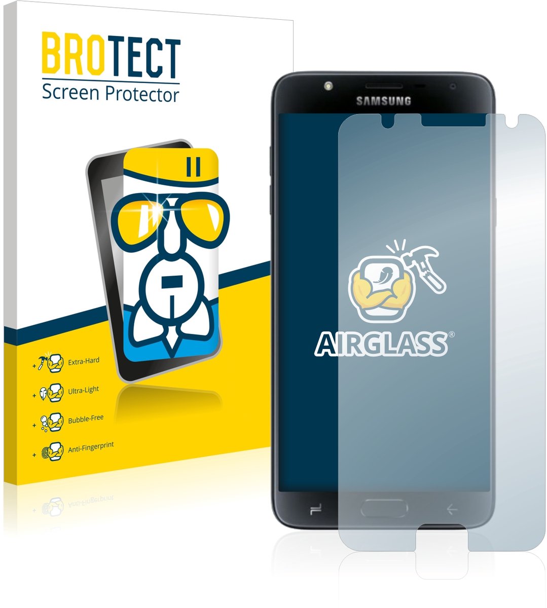 Screenprotector voor Samsung Galaxy J7 Duo 2018 Beschermglas transparant