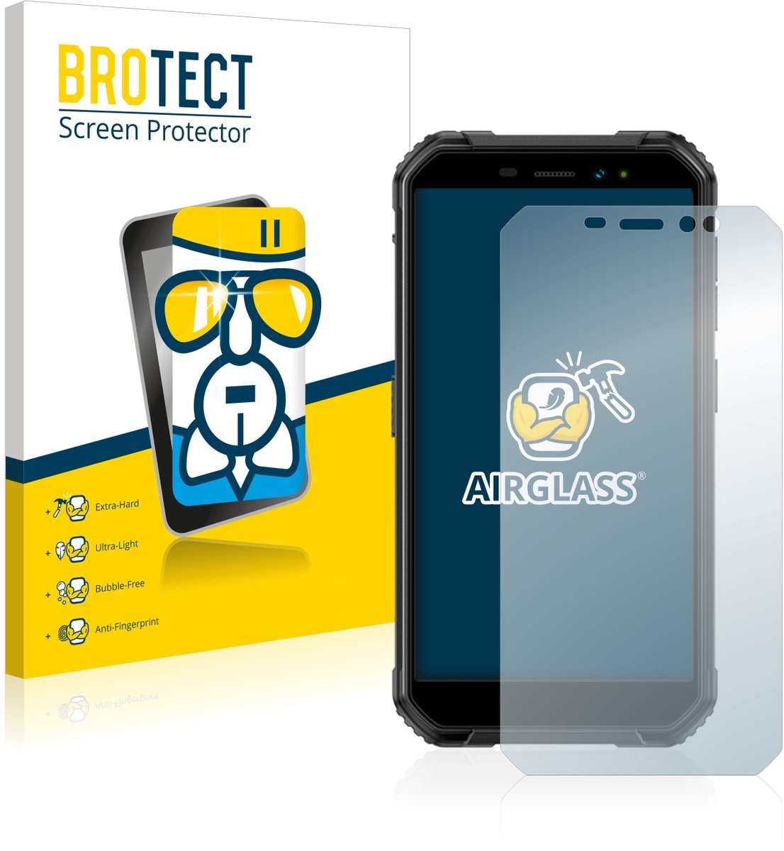 Screenprotector voor Ulefone Armor X6 Pro Beschermglas transparant