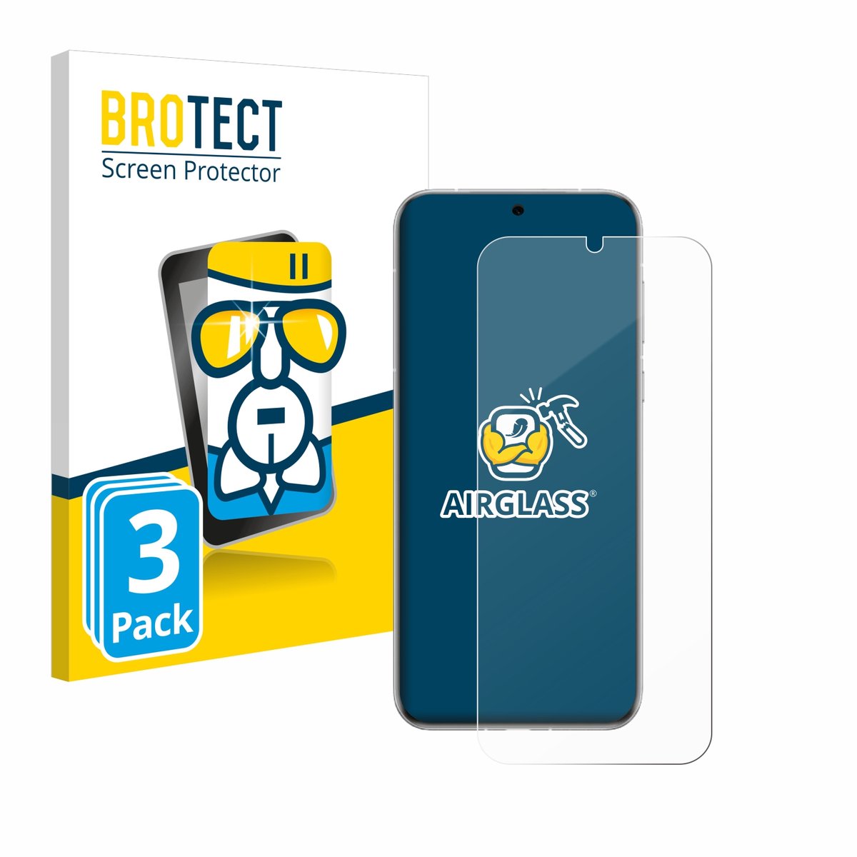 Screenprotector 3 Stuks voor Huawei Pura 70 Ultra Beschermglas transparant