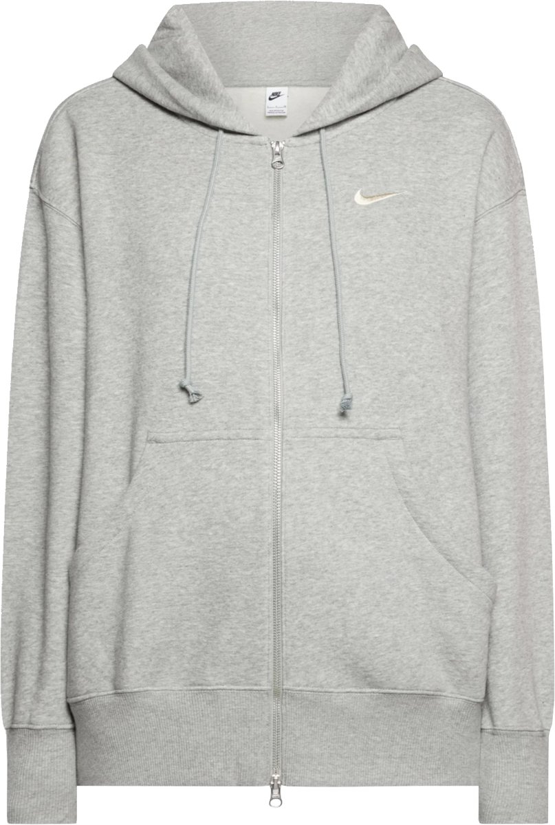Nike NSW Wmns Phoenix Fleece Oversized Full-Zip Hoodie Vrouwen Sweatshirt Grijs