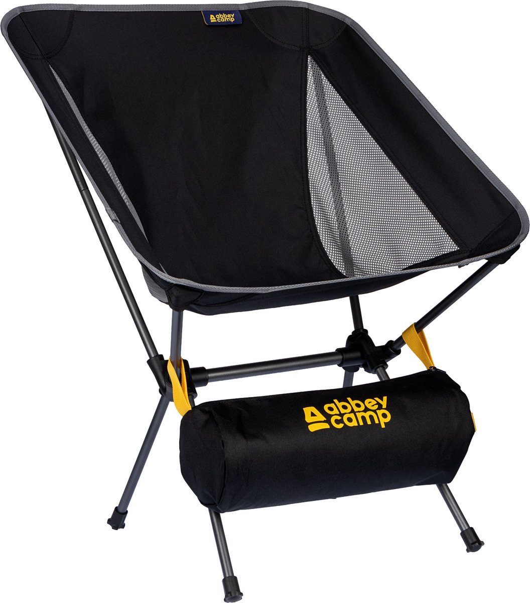 Abbey Camp Compacte Campingstoel - lichtgewicht vouwstoel - 56 x 56 x 71,5 cm
