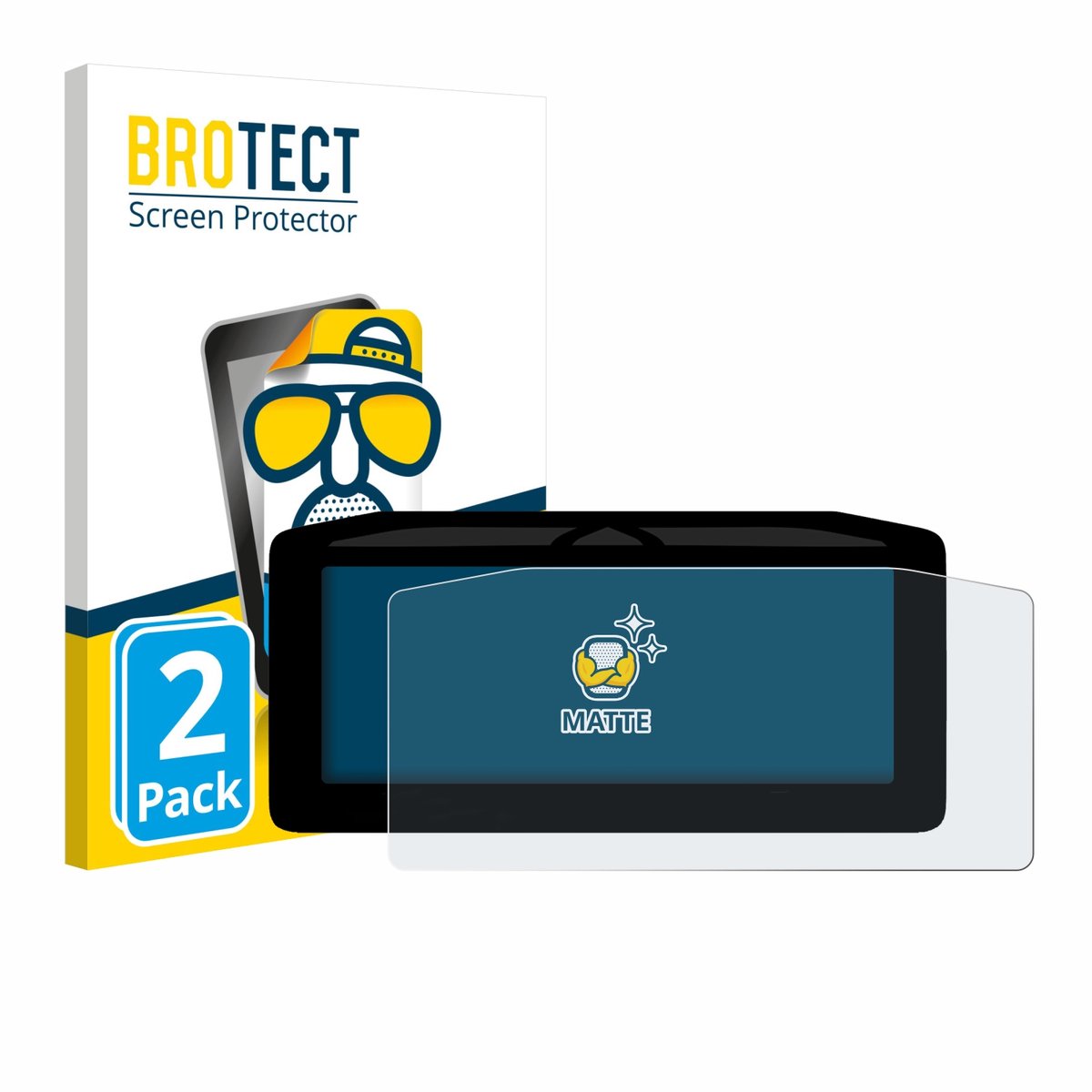 BROTECT - Screenprotector voor Ducati Panigale V4 2025 - Folie Beschermfolie matte 2 Stuks