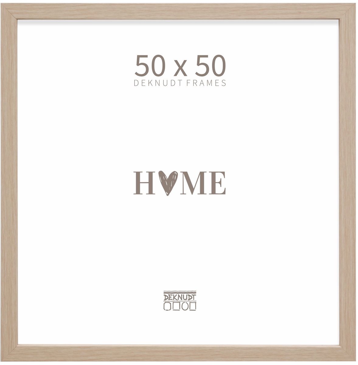 Deknudt Frames fotolijst S45RJ1 - naturel eikkleur - hout - 50x50 cm