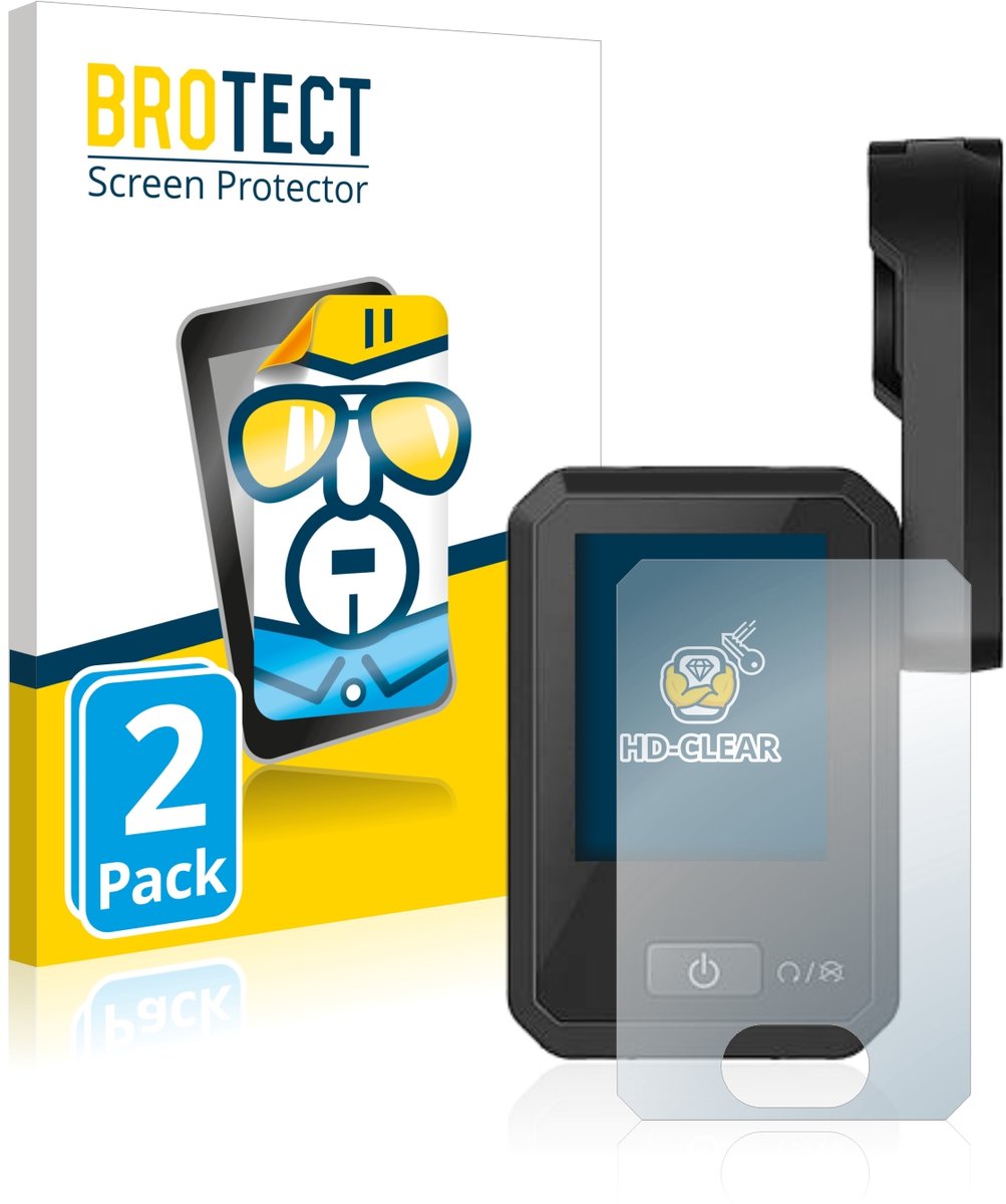BROTECT - Screenprotector voor Flyer Display D0 - Folie Beschermfolie transparant 2 Stuks