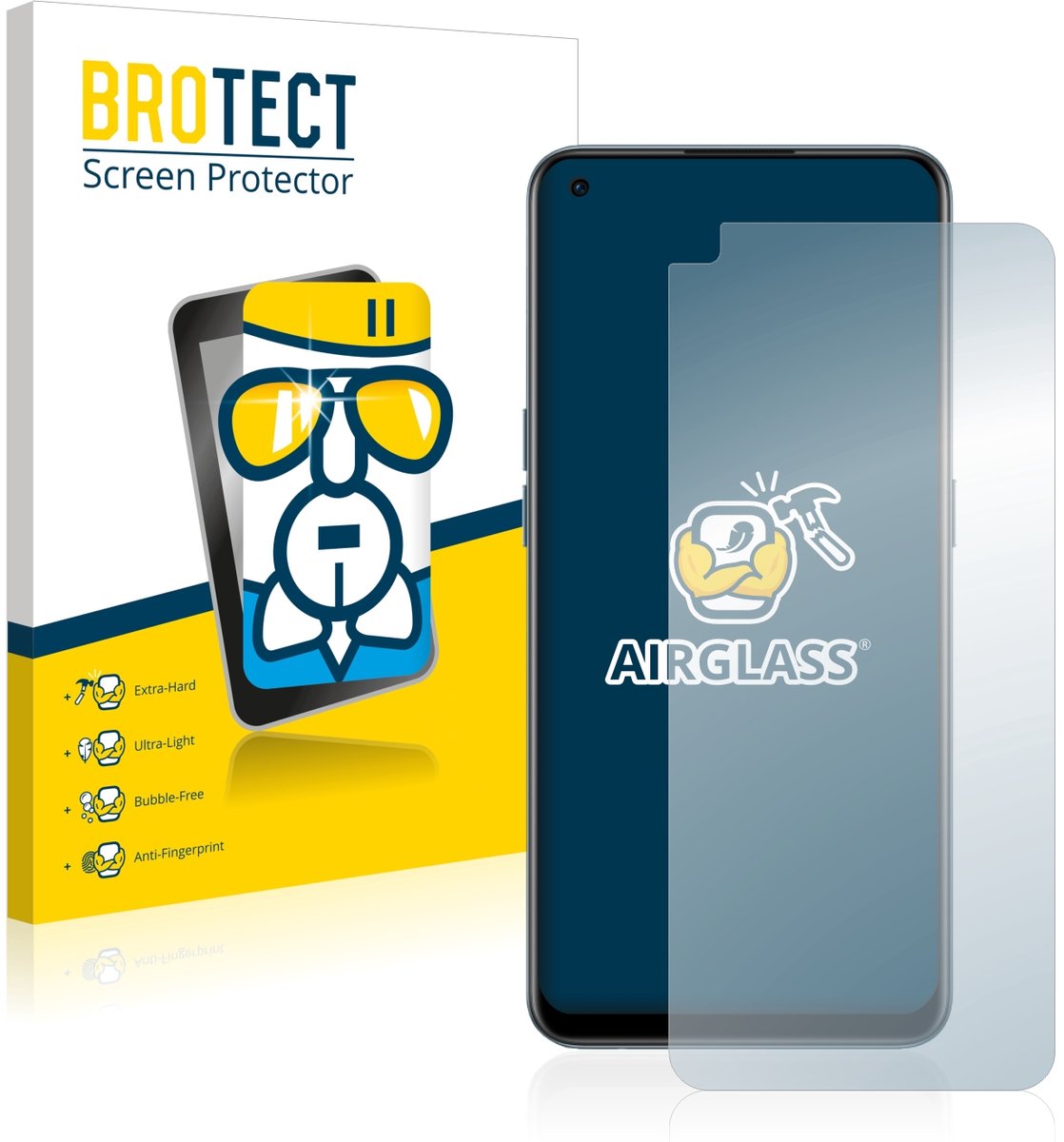 Screenprotector voor OnePlus Nord CE 2 5G Beschermglas transparant