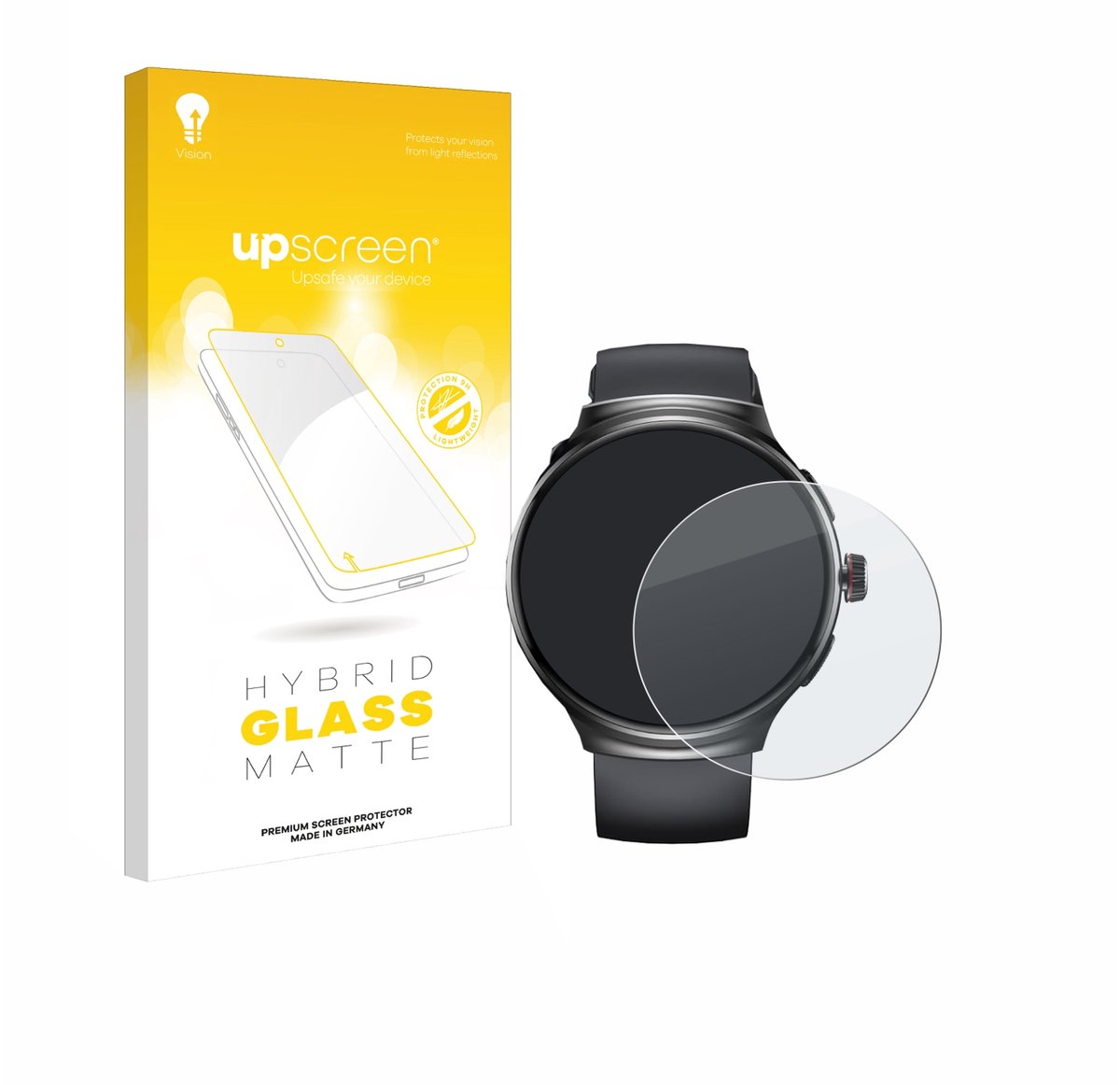 upscreen - Screenprotector voor Oukitel V5 1.43" - Folie Beschermfolie Beschermglas matte