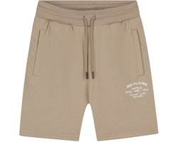 Malelions permanent vacation short in de kleur bruin.