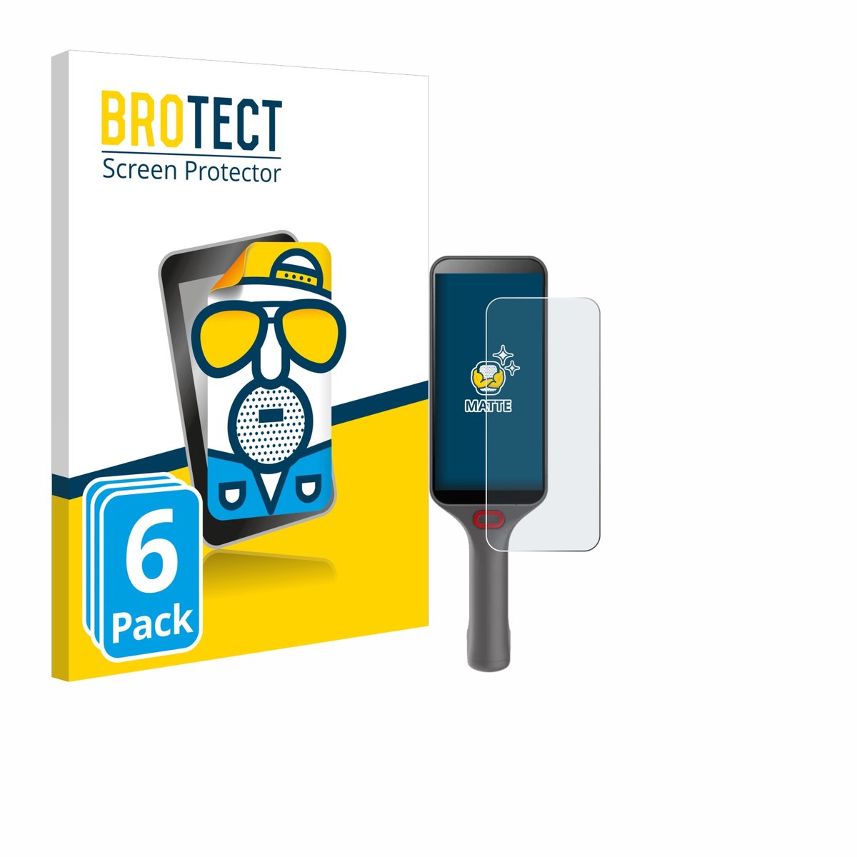 BROTECT - Screenprotector voor Honeywell CS32 - Folie Beschermfolie matte (6 Stuks)