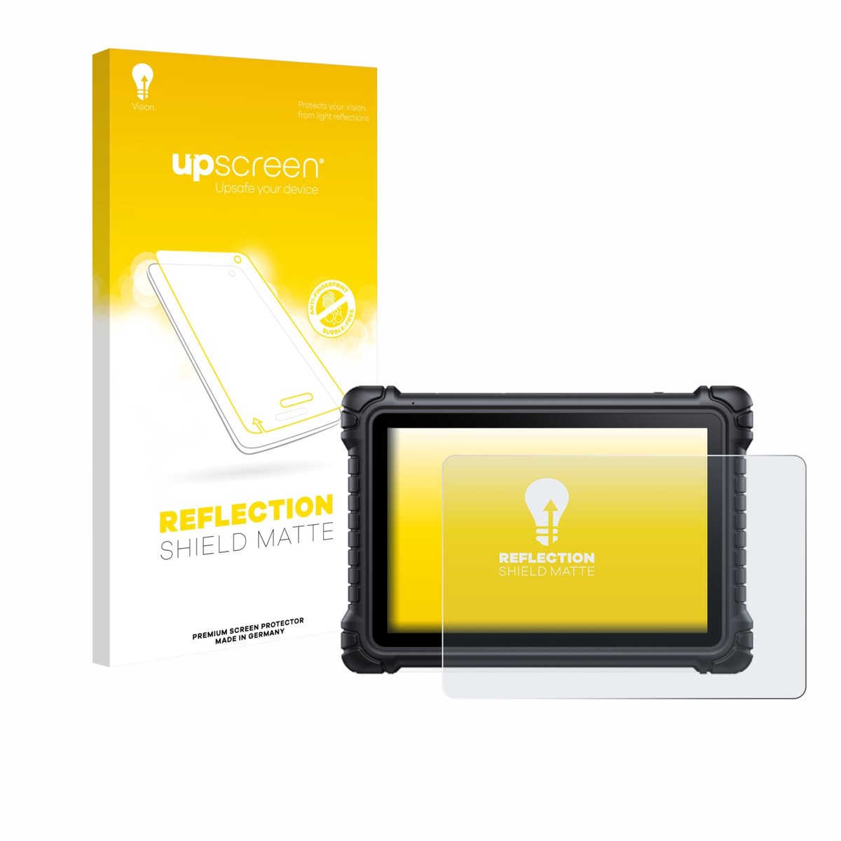 upscreen - Screenprotector voor iCarsoft CR Eagle - Folie Beschermfolie anti glare matte