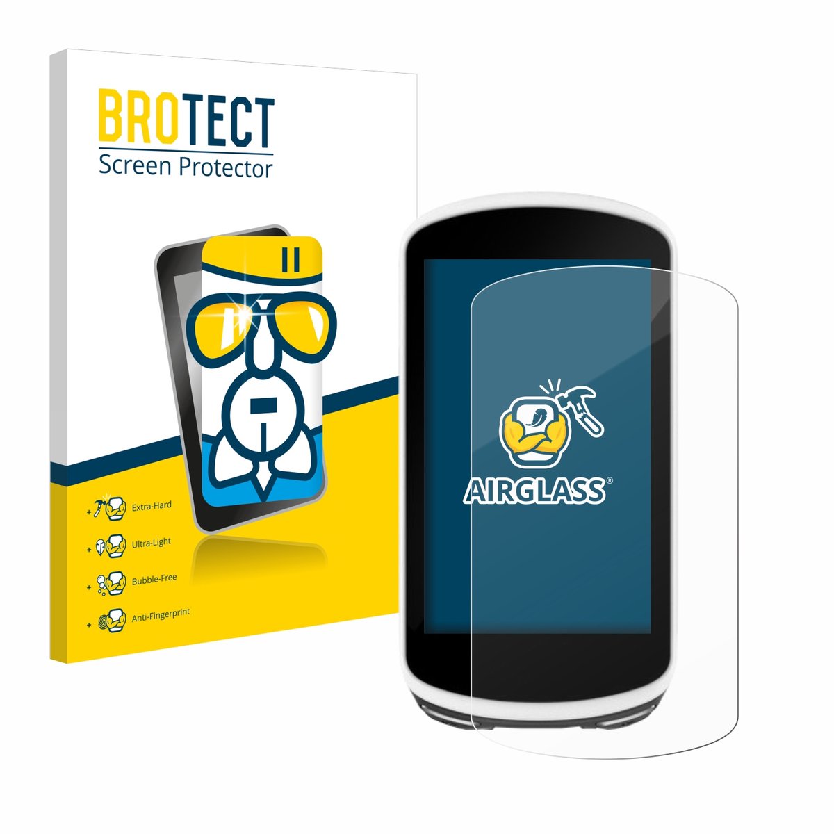 Screenprotector voor Garmin Edge 1030 Beschermglas transparant