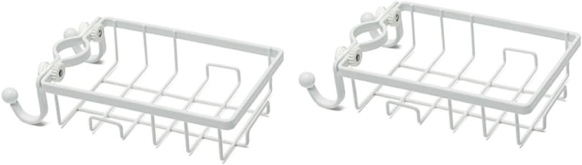 2-in-1 spoelbak organizer set met sponsbox en afwasborstelhouder