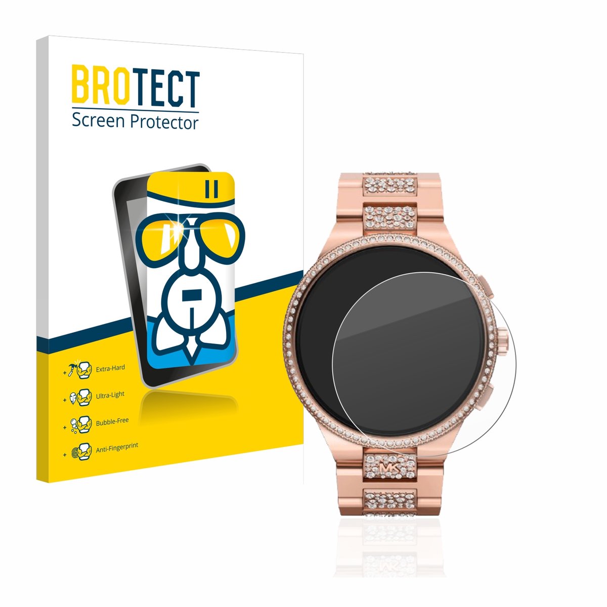 Screenprotector voor Michael Kors Camille Gen 6 MKT5147 Beschermglas transparant