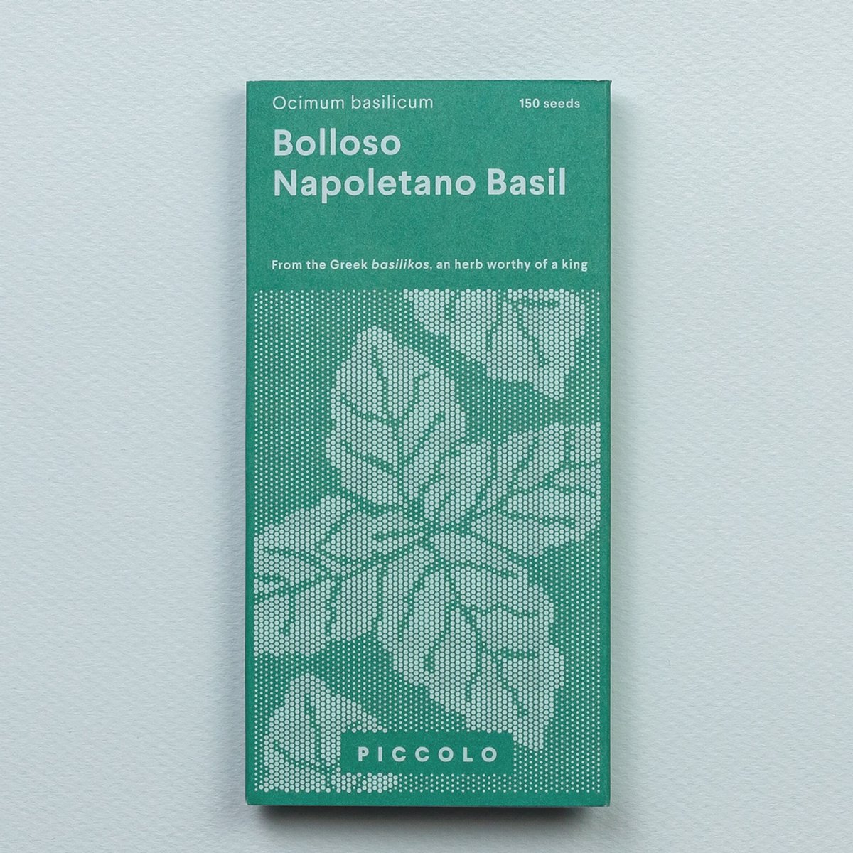 Basilicum Bolloso Napoletano Zaden - Basil Bolloso Napoletano - Piccolo Seeds - 150 zaden - Kruidenzaden Moestuin zaden - Basilicum zaden