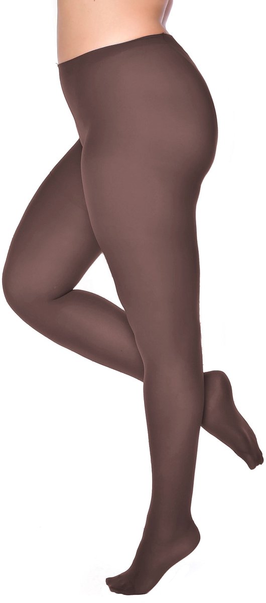 Pamela Mann Curvy – Panty – 50 Denier – Grote Maat 60-62 – Donkerbruin