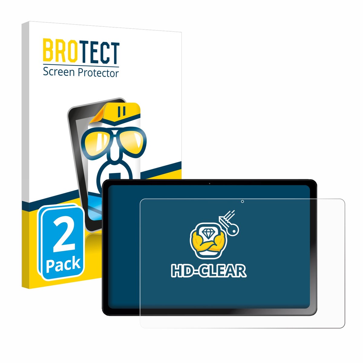 BROTECT - Screenprotector voor HMD T21 - Folie Beschermfolie transparant 2 Stuks