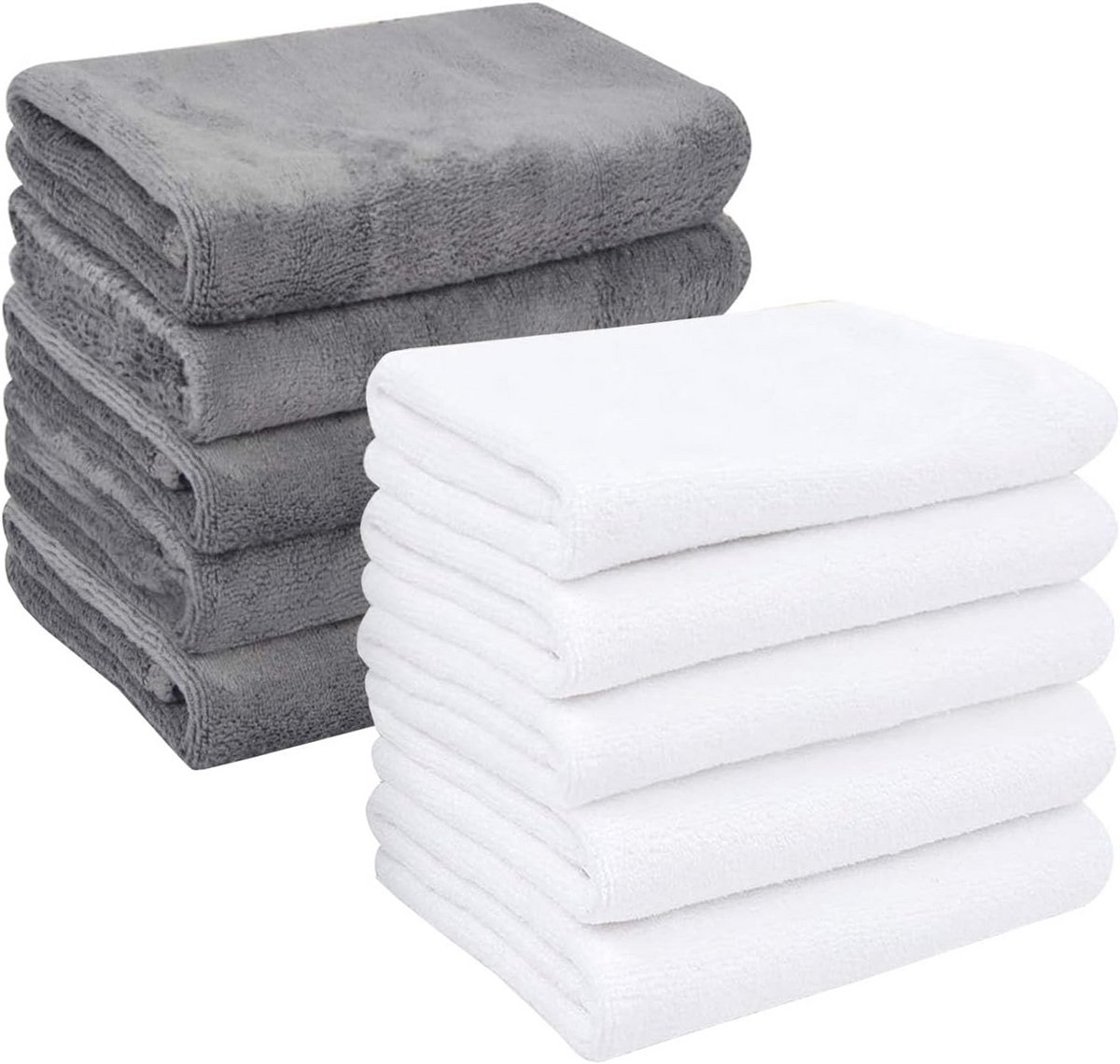 10x Microvezel Make-up Remover Doekjes Gezicht Doekjes XL 30x30 cm Zacht & Absorberend