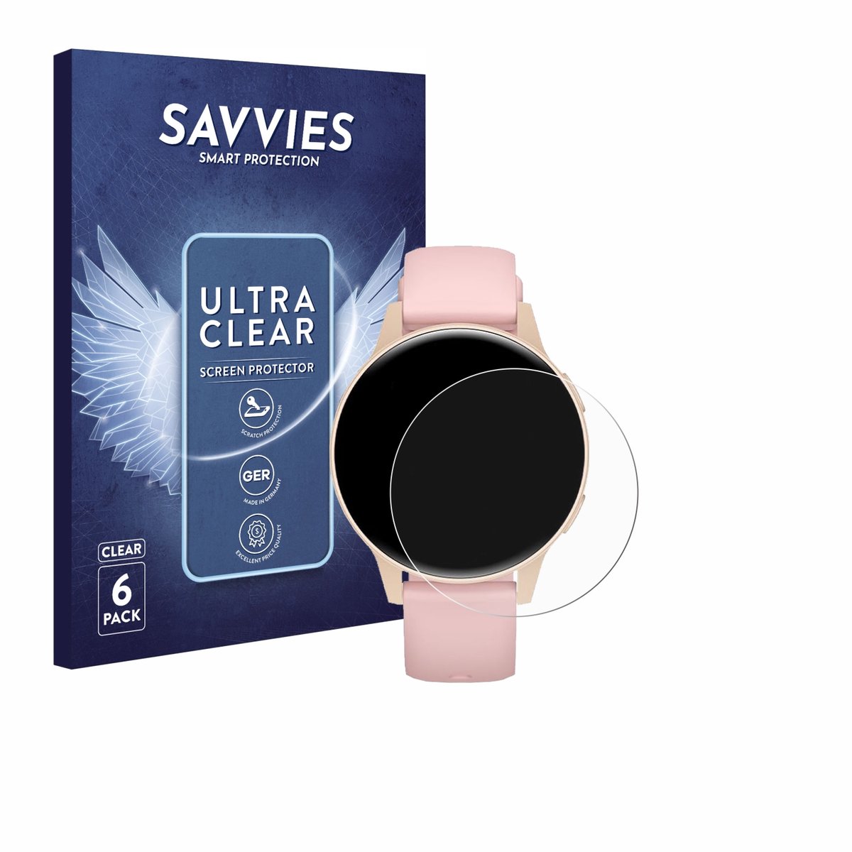 Savvies - Screenprotector voor SLOKSFil S51 1.27" - Folie Beschermfolie transparant 6 Stuks