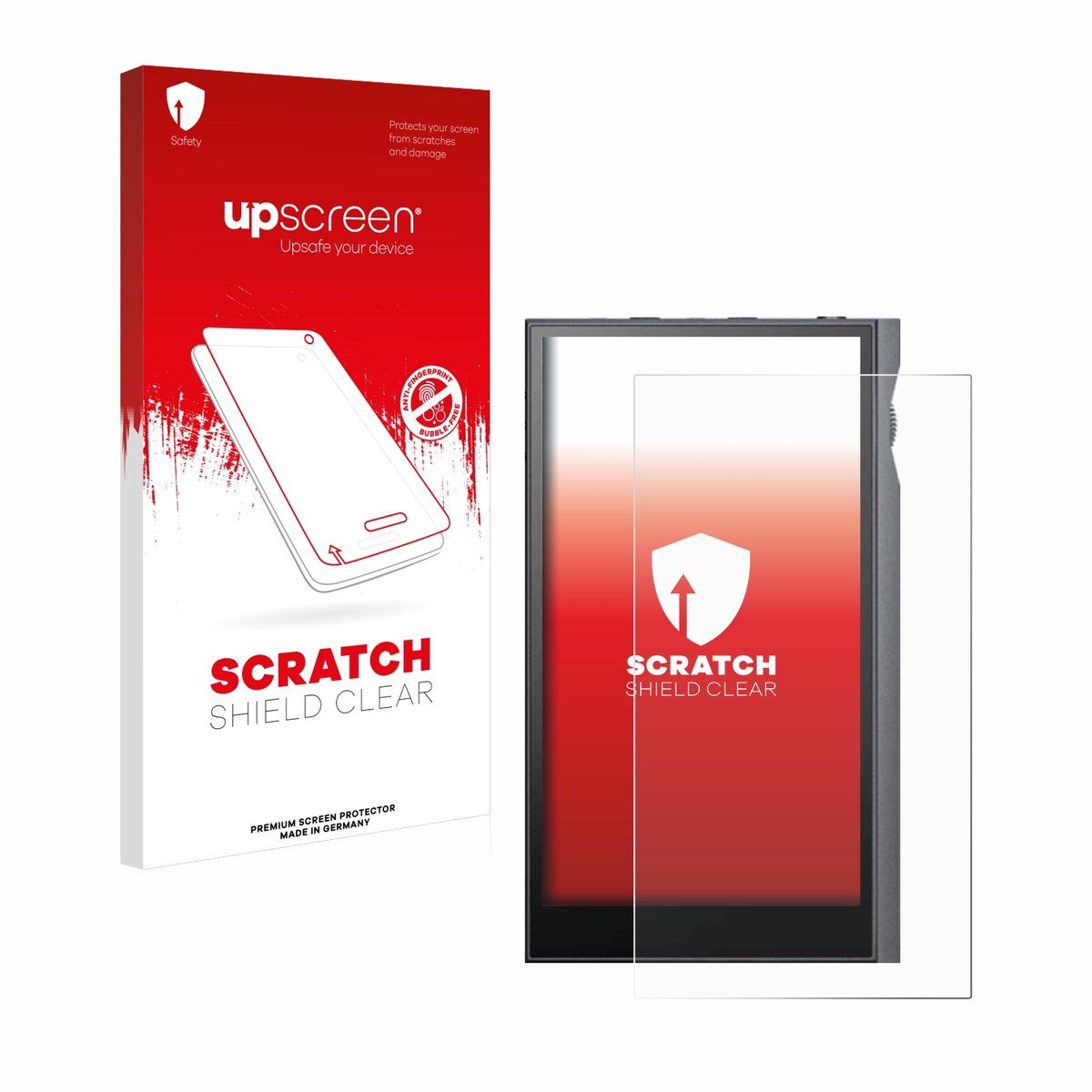 upscreen - Screenprotector voor Astell&Kern Kann Ultra - Folie Beschermfolie transparant