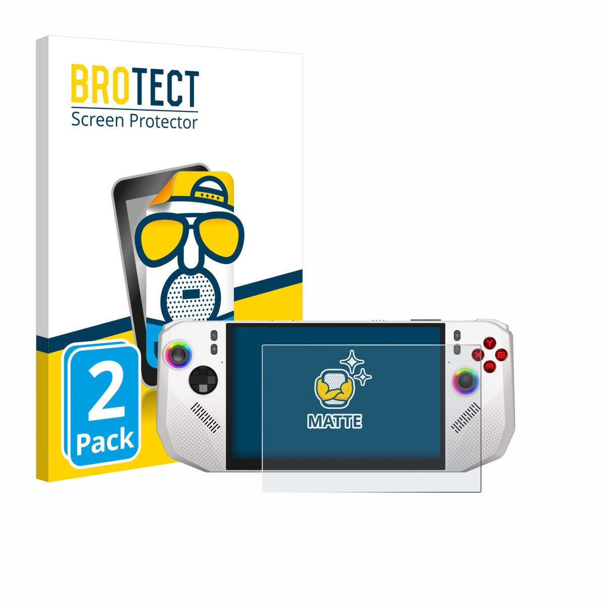 BROTECT - Screenprotector voor MSI Claw A8 BZ2EM - Folie Beschermfolie matte 2 Stuks