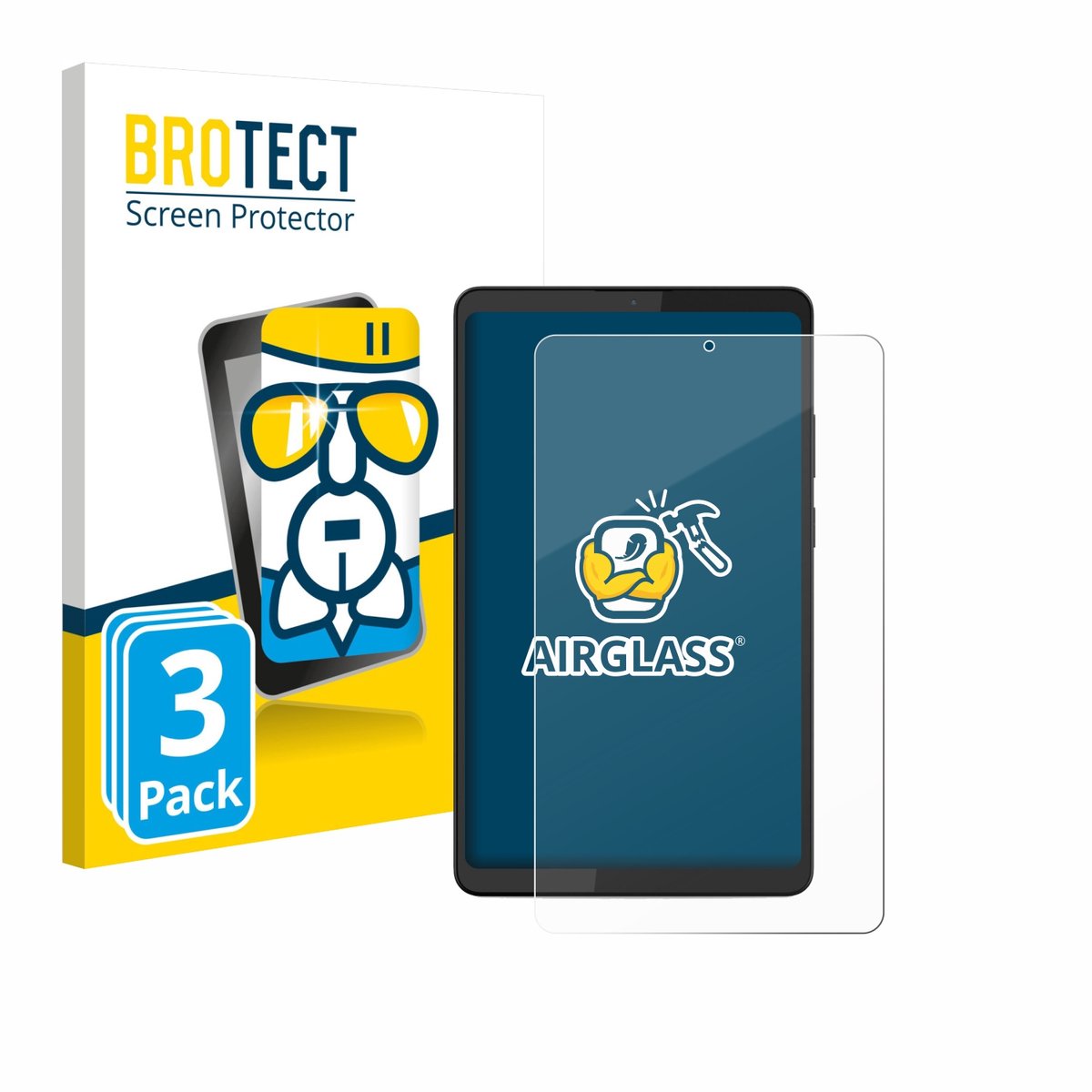 Screenprotector 3 Stuks voor Lenovo Tab K9 Beschermglas transparant