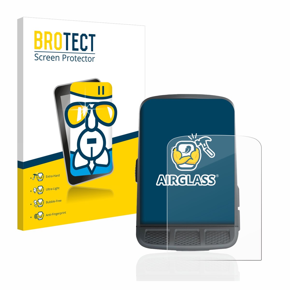 Screenprotector voor Wahoo Elemnt Roam Beschermglas transparant