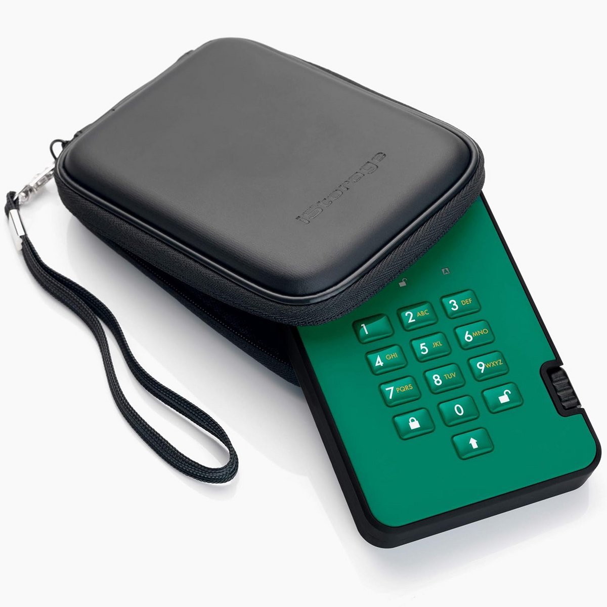 Beveiligde Externe Harde Schijf 1TB met PIN-toegang en Hardware Encryptie