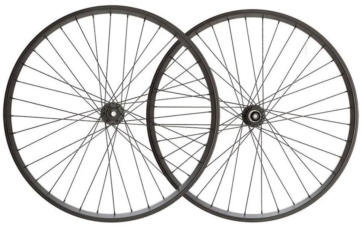 Mvtek 27.5´´ Disc 22/27 Mm Mtb Wielset Zilver 15 x 100 / 12 x 142 mm / Shimano/Sram HG