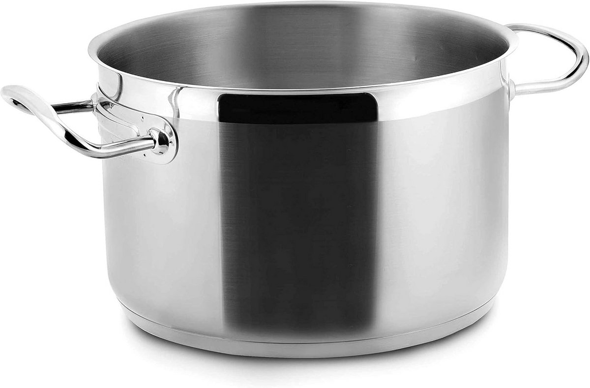 Professionele Steelpan RVS 32 cm - Geschikt voor Alle Warmtebronnen