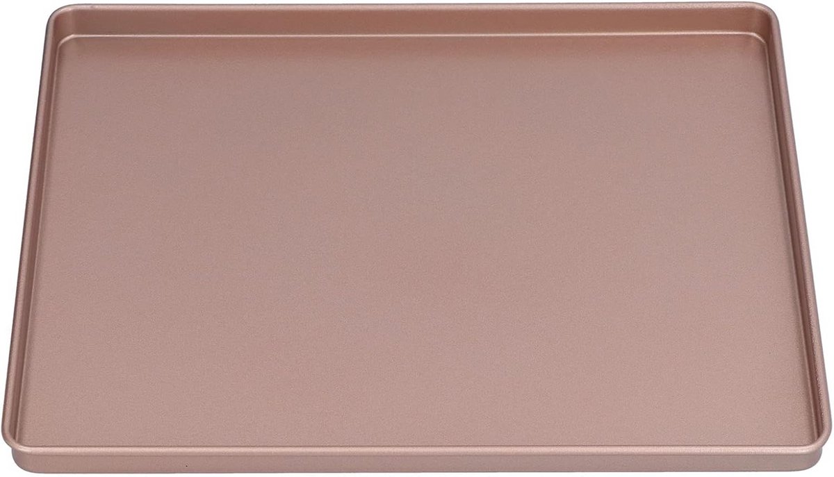 Rechthoekige Bakvorm met Antiaanbaklaag - 30,5x25,5 cm - Koolstofstaal Roségoud