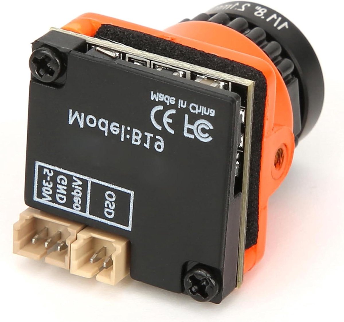 Allecto- HD FPV-camera - Automatische versterkingsregeling - 1500 TVL-pixel - RC Racing Drone - 2,1 mm lenscamera - Geschikt voor - Racing Drones - Zwart.