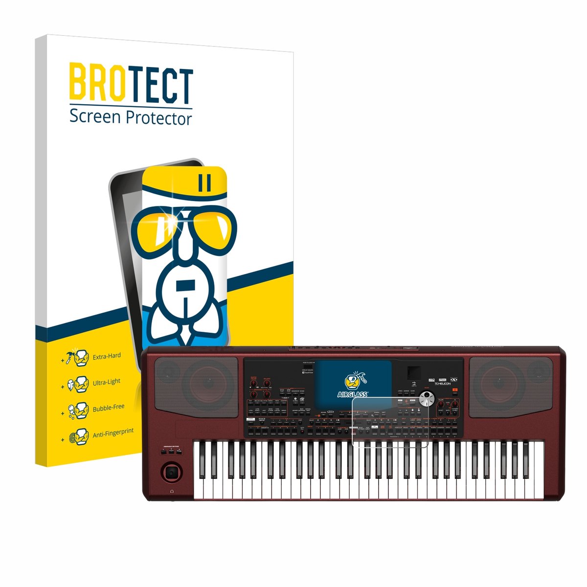 Screenprotector voor KORG Pa700 Beschermglas transparant