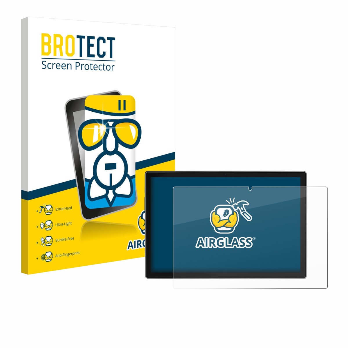 Screenprotector voor Antemper D115 10.1" Beschermglas transparant